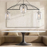 Fulcrum Blown Glass Round Chandelier 60"