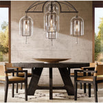 Fulcrum Blown Glass Round Chandelier 60"