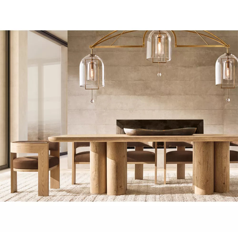 Fulcrum Blown Glass Linear Chandelier 60"