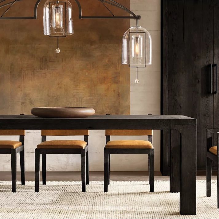 Fulcrum Blown Glass Linear Chandelier 85"
