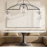 Fulcrum Blown Glass Linear Chandelier 85"