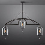 Fulcrum Blown Glass Linear Chandelier 85"