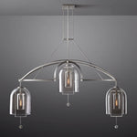Fulcrum Blown Glass Linear Chandelier 73"