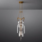 Fulcrum Blown Glass Linear Chandelier 60"