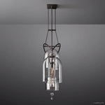 Fulcrum Blown Glass Linear Chandelier 73"