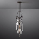 Fulcrum Blown Glass Linear Chandelier 48"