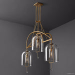 Fulcrum Blown Glass Linear Chandelier 85"