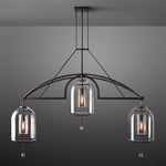Fulcrum Blown Glass Linear Chandelier 73"