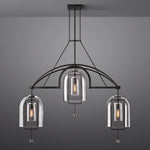 Fulcrum Blown Glass Linear Chandelier 48"
