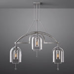 Fulcrum Blown Glass Linear Chandelier 60"