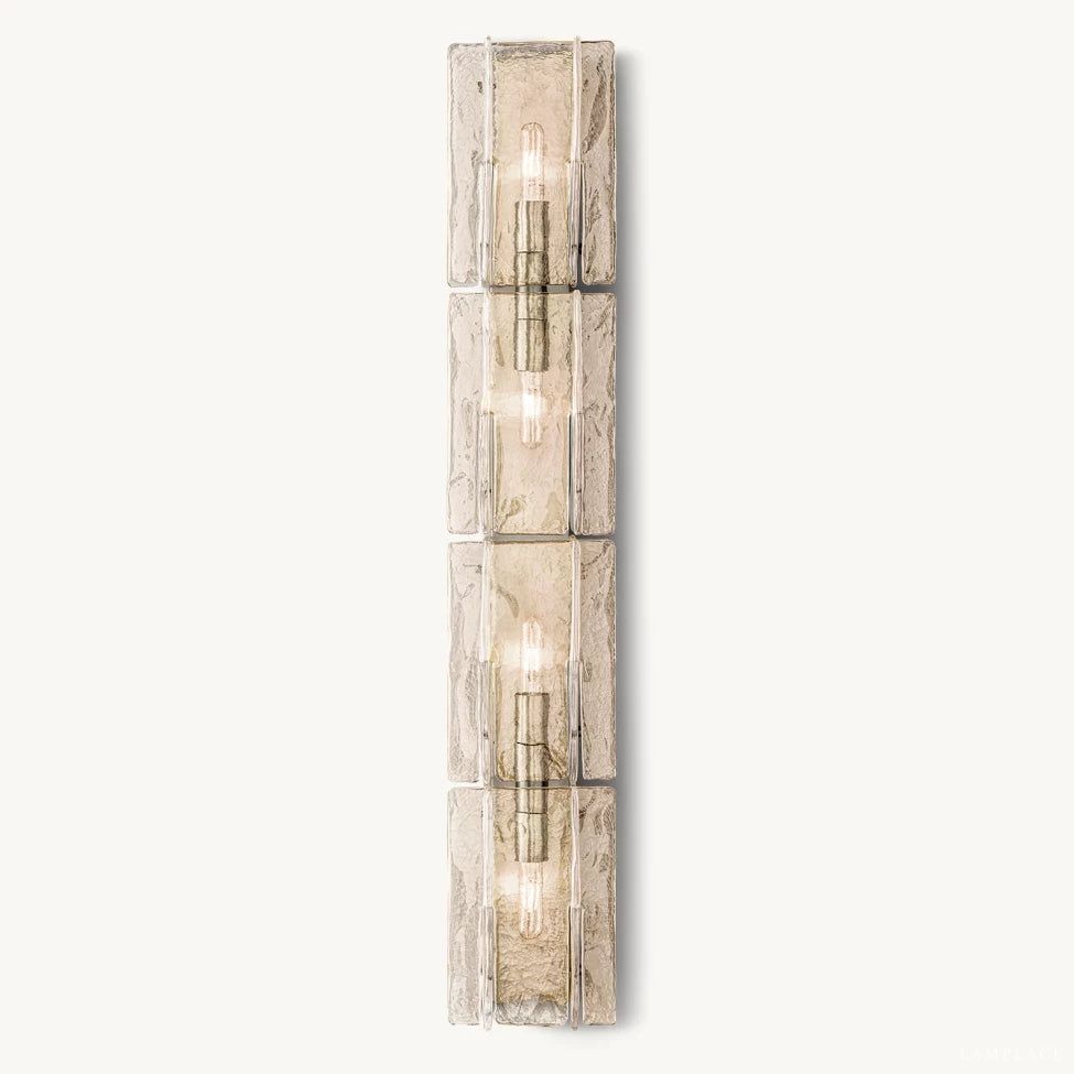 Lattice Module Glass Grand Wall Sconce