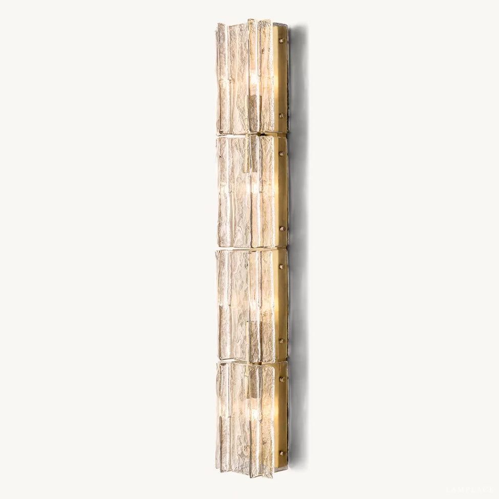 Lattice Module Glass Grand Wall Sconce