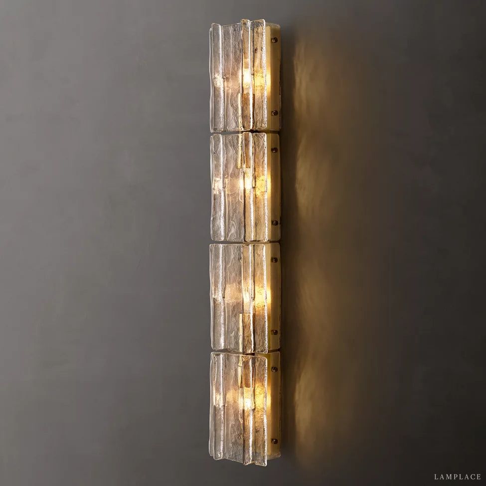 Lattice Module Glass Grand Wall Sconce