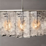 Lattice Module Glass Square Chandelier 49"