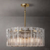 Lattice Module Glass Round Chandelier 37"