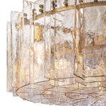 Lattice Module Glass Round Chandelier 48"