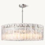 Lattice Module Glass Round Chandelier 48"