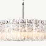 Lattice Module Glass Round Chandelier 48"