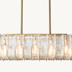 Lattice Module Glass Rectangular Chandelier 49"