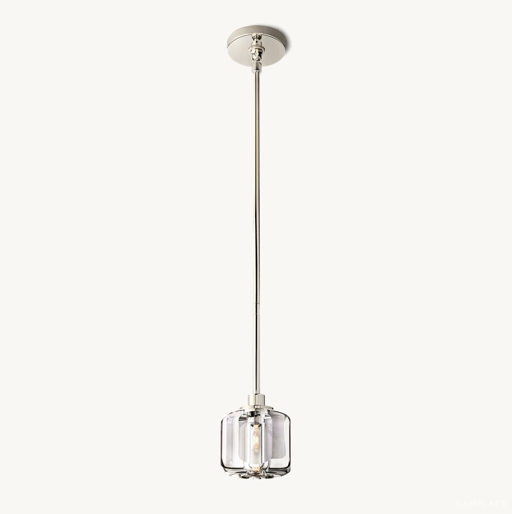 Demaret Sculpted Crystal Pendant Light