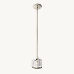 Demaret Sculpted Crystal Pendant Light