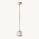 Demaret Sculpted Crystal Pendant Light