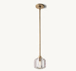 Demaret Sculpted Crystal Pendant Light