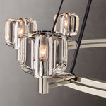 Demaret Sculpted Crystal Round Chandelier 48"