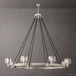 Demaret Sculpted Crystal Round Chandelier 60"