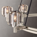 Demaret Sculpted Crystal Round Chandelier 60"