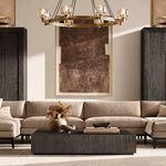 Demaret Sculpted Crystal Round Chandelier 60"
