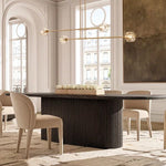 Demaret Sculpted Crystal Mobile Linear Chandelier 72"