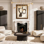 Demaret Sculpted Crystal Mobile Round Chandelier 62"