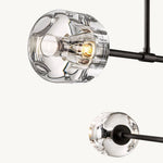 Demaret Sculpted Crystal Mobile Round Chandelier 48"
