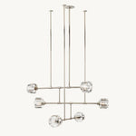Demaret Sculpted Crystal Mobile Round Chandelier 48"