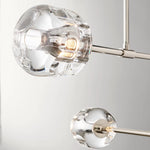 Demaret Sculpted Crystal Mobile Round Chandelier 62"