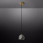 Hemisphere Delicate Crystal Pendant Light