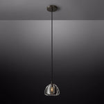 Hemisphere Delicate Crystal Pendant Light