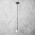 Hemisphere Delicate Crystal Pendant Light