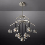 Hemisphere Delicate Crystal Round Chandelier 48"