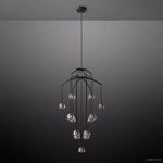 Hemisphere Delicate Crystal Round Chandelier 48"