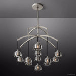 Hemisphere Delicate Crystal Round Chandelier 48"