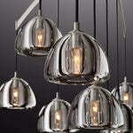 Hemisphere Delicate Crystal Round Chandelier 48"