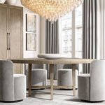 Chiara Murano Glass Tiered Round Chandelier 37"