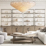 Chiara Murano Glass Tiered Round Chandelier 47"
