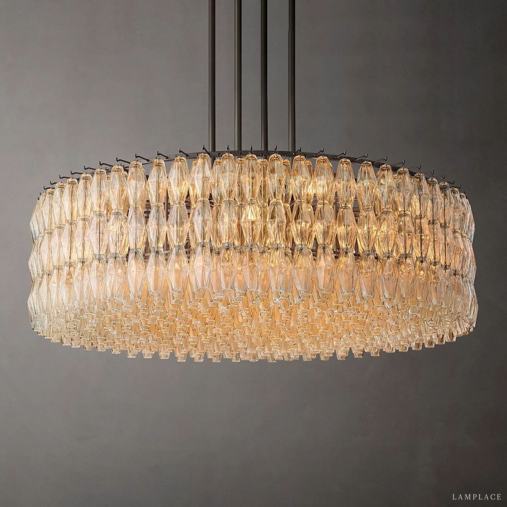 Chiara Murano Glass Round Chandelier 62"