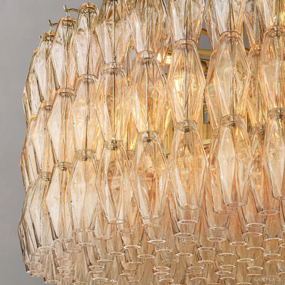 Chiara Murano Glass Round Chandelier 62"