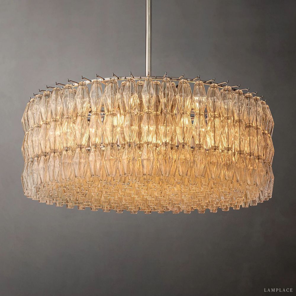Chiara Murano Glass Round Chandelier 47"