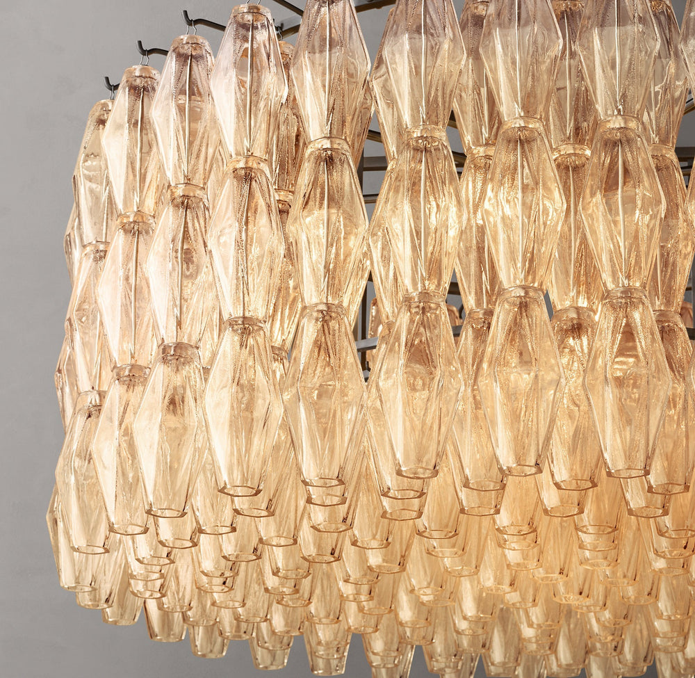 Chiara Murano Glass Round Chandelier 37"