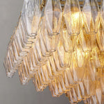 Chiara Murano Glass Rectangular Chandelier 74"
